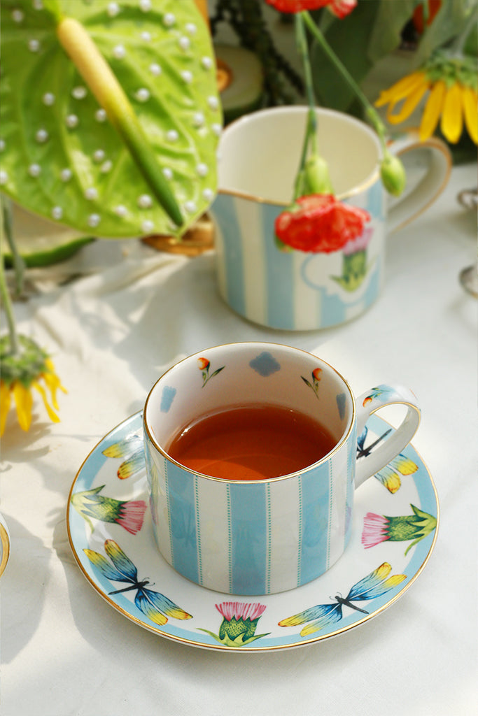 Le Gardin Tea Cup & Saucer (2 Pc)