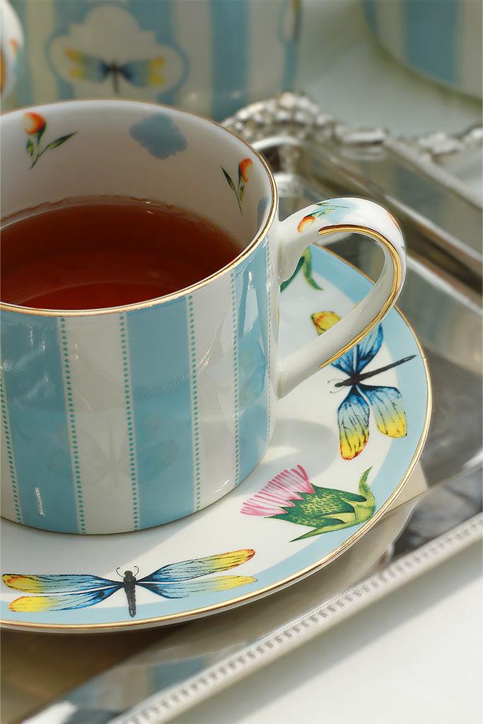 Le Gardin Tea Cup & Saucer (2 Pc)