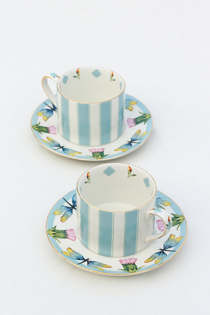 Le Gardin Tea Cup & Saucer (2 Pc)