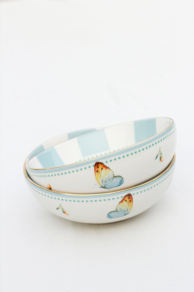 Le gardin Dinner/Soup Bowl (2Pc)