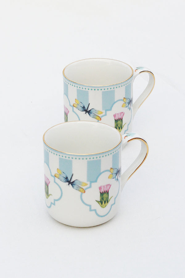 Le Gardin Mimosa Coffee Mug (2 Pc)