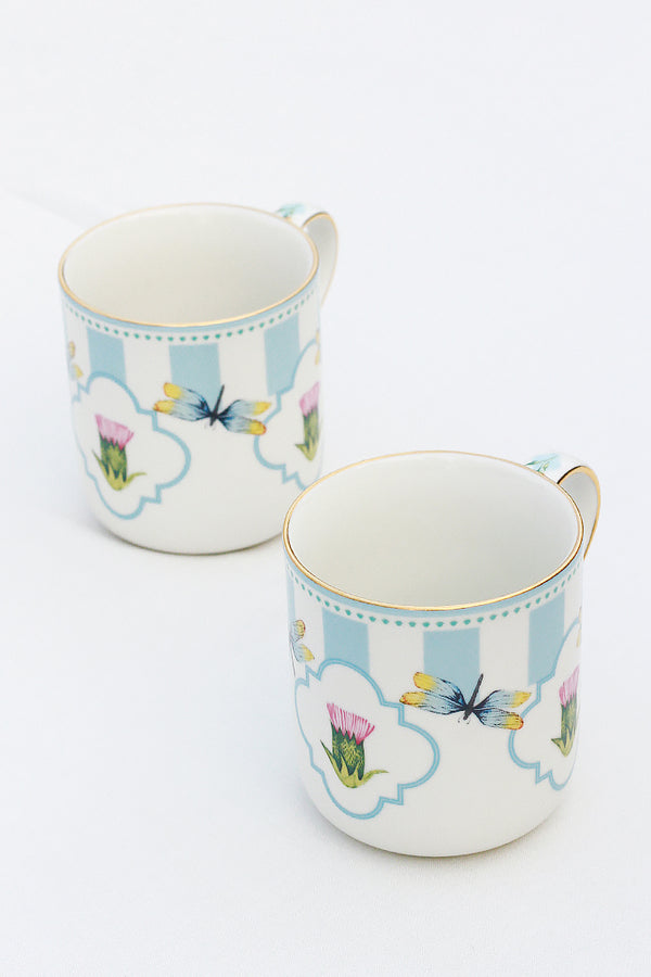 Le Gardin Mimosa Coffee Mug (2 Pc)