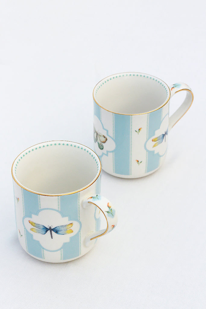 Le Gardin Azul Coffee Mug (2 Pc)