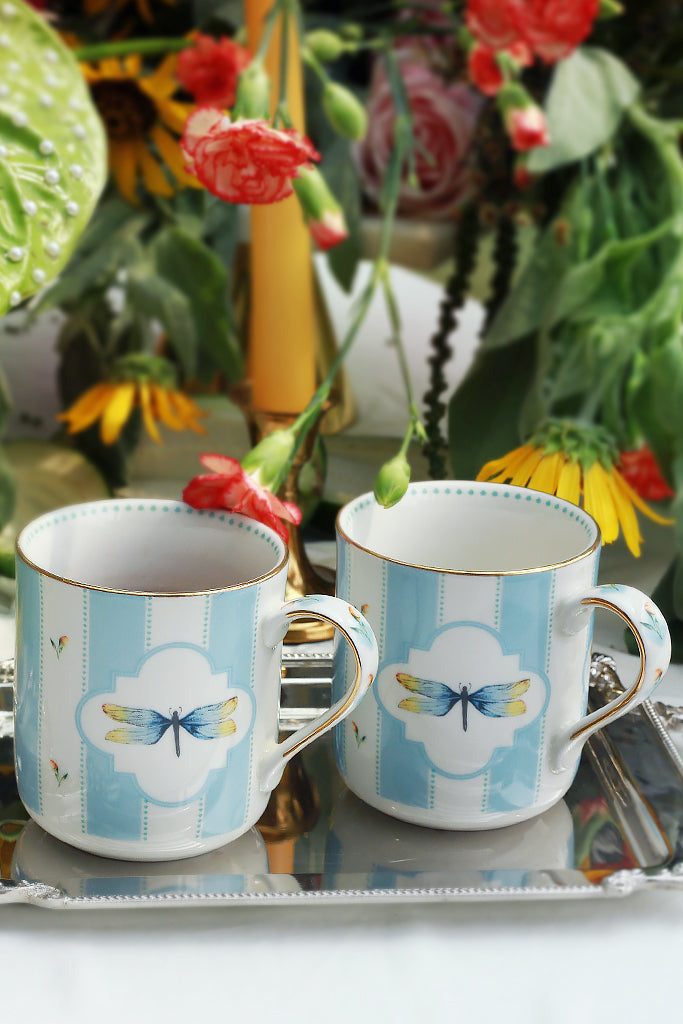 Le Gardin Azul Coffee Mug (2 Pc)